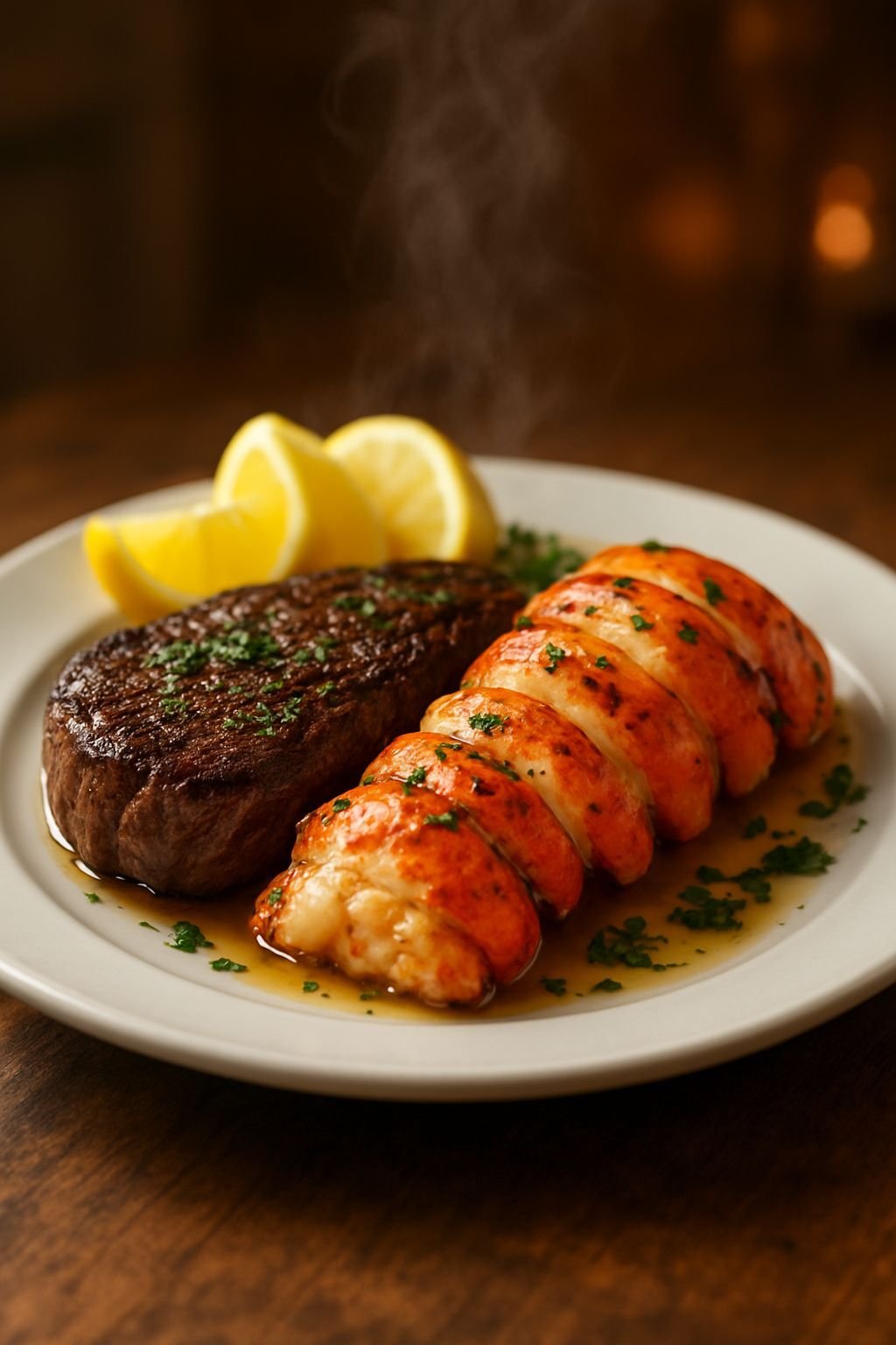 An image of Butter Seared Lobster and Steak RestaurantQuality Surf & Turf at Home